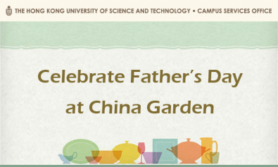 Celebrate Father's Day at China Garden